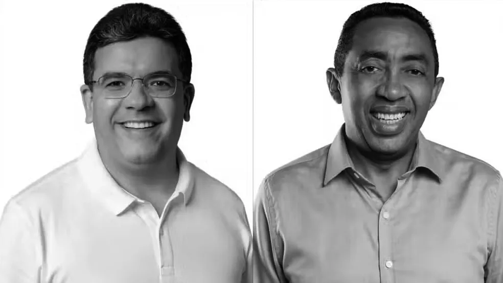 Rafael Fonteles (PT) e Joel Rodrigues (Progressistas) — Foto: Reprodução/TSE