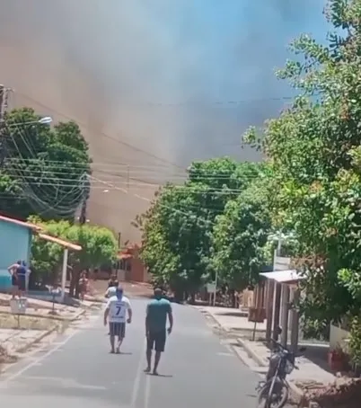 Foco de incêndio é registrado em Monsenhor Gil