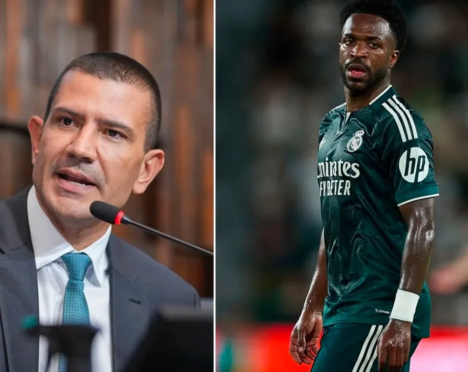 Vini Jr. entra na Justiça contra Douglas Ruas por uso indevido de imagem